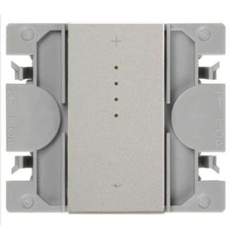 SIMON 270 | IO CF 3H iO dimmable switch with narrow aluminum button 21001321-093