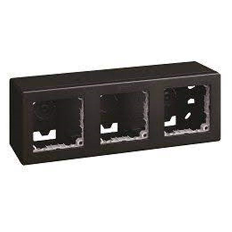 CAJA DE SUPERFICIE (COMPACTA) NEGRO MATE