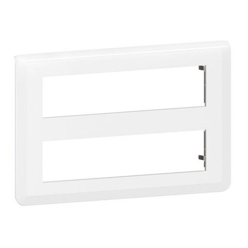 LEGRAND078837L | Placa mosaico 2x8 módulos, branco