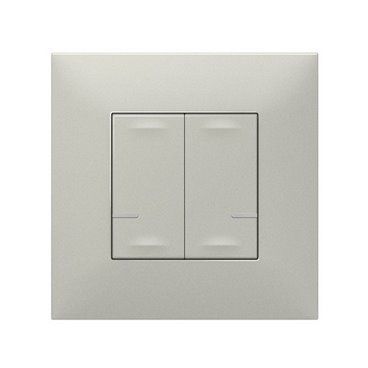 VALENA NETX 741842 | Controlador de iluminação sem fio duplo de alumínio com Netatmo