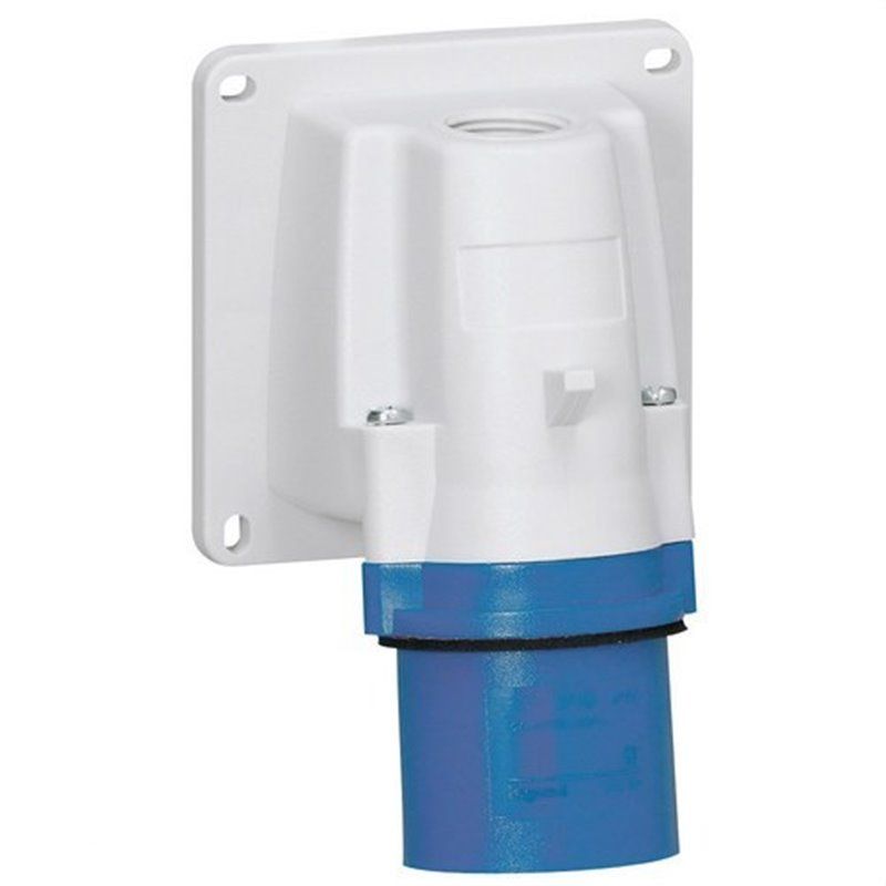 Legrand P17 IP44 Blue Cable Mount 2P+E Industrial Power Plug, Rated At 32A