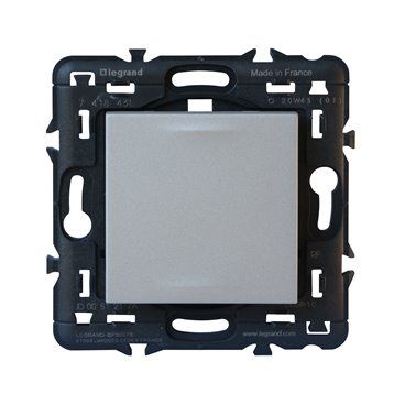 VALENA NEXT 741843L | Comando de iluminación inalámbrico sin batería, aluminio with Netatmo