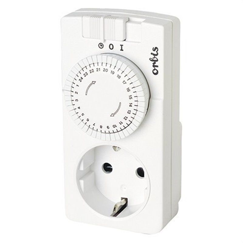 ÓRBIS OB162232 | Interruptor horário analógico plug-in DOMO D 230V