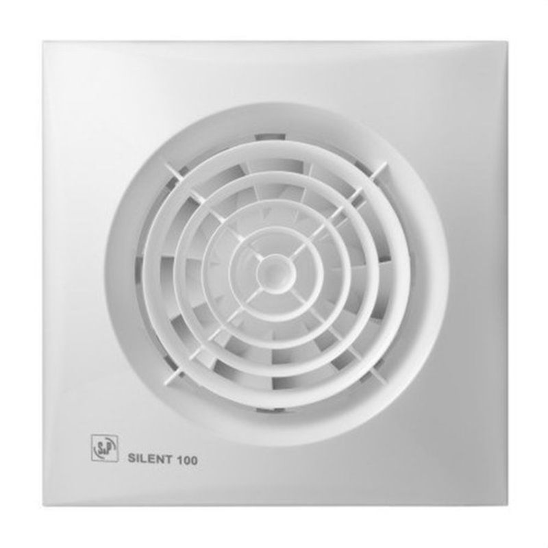 EXTRACTOR BAÑO S&P BLANCO SILENT-100-CZ 230V