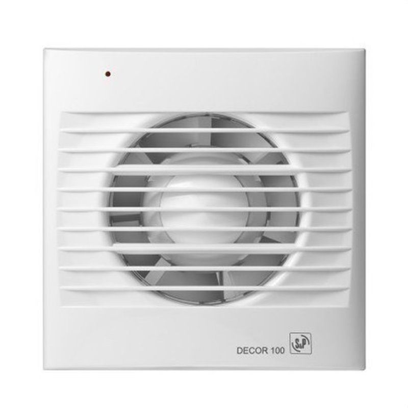 EXTRACTOR BANO S&P BLANCO DECOR -100-C 230V