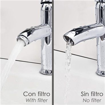 Atomizador Grifos / Monomando M28  (2 piezas) Filtro Aireador Grifo, Economizador de Agua, Difusor Grifo, Aireador Economizador