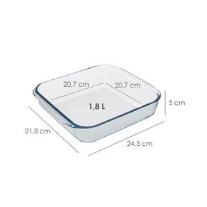 Juego de 3 fuentes redondas de vidrio 1,1 L con tapa hermética especia -  Tienda Online Pyrex®