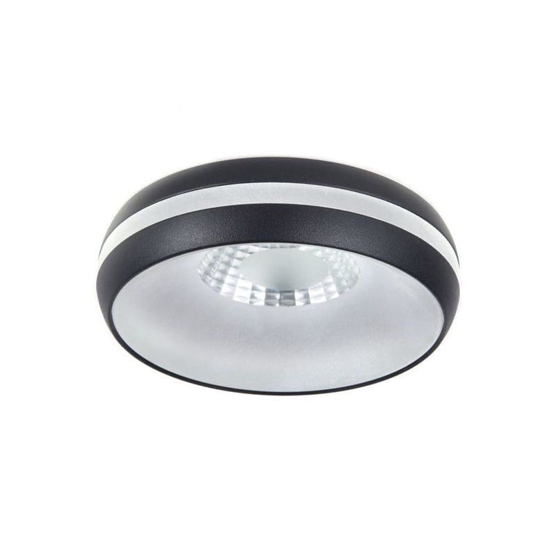 Foco LED empotrable 7W Eve negro IP44