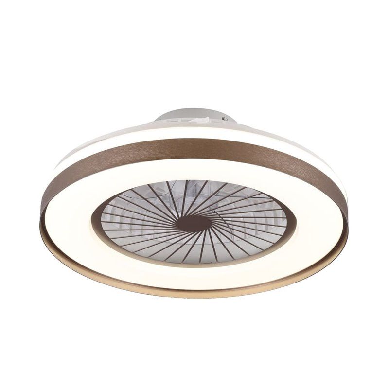 Ventilador LED DC Yoli Marron 40W 2800lm 3CCT Dimable