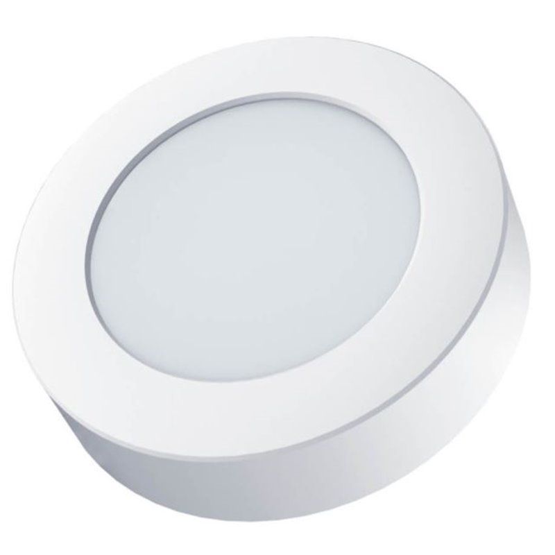 Downlight superficie LED redondo Bogur 6W 6500K Blanco