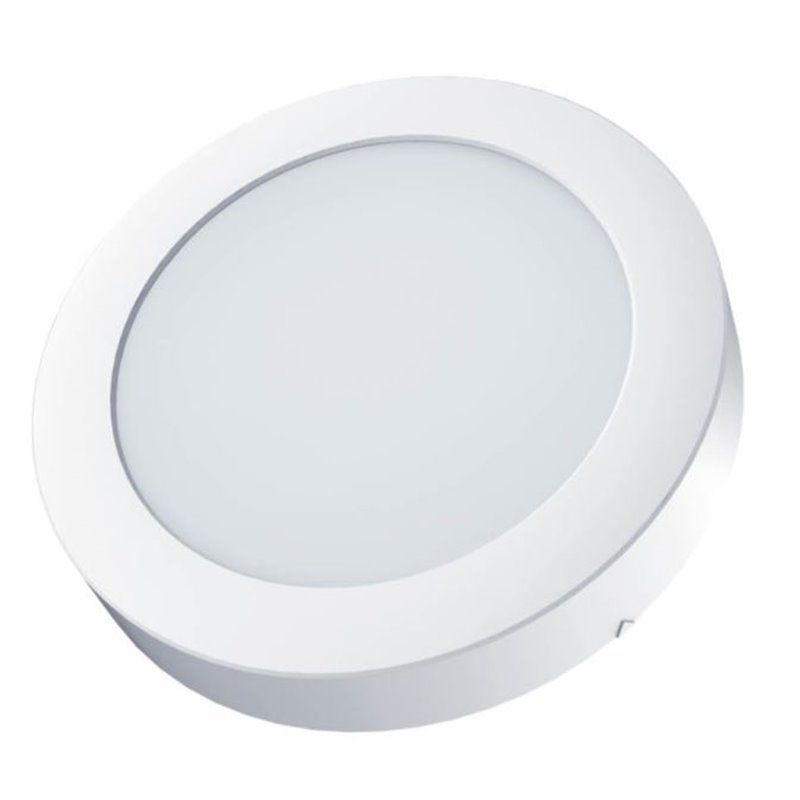 Downlight LED redondo de superfície Bogur 18W 6500K branco