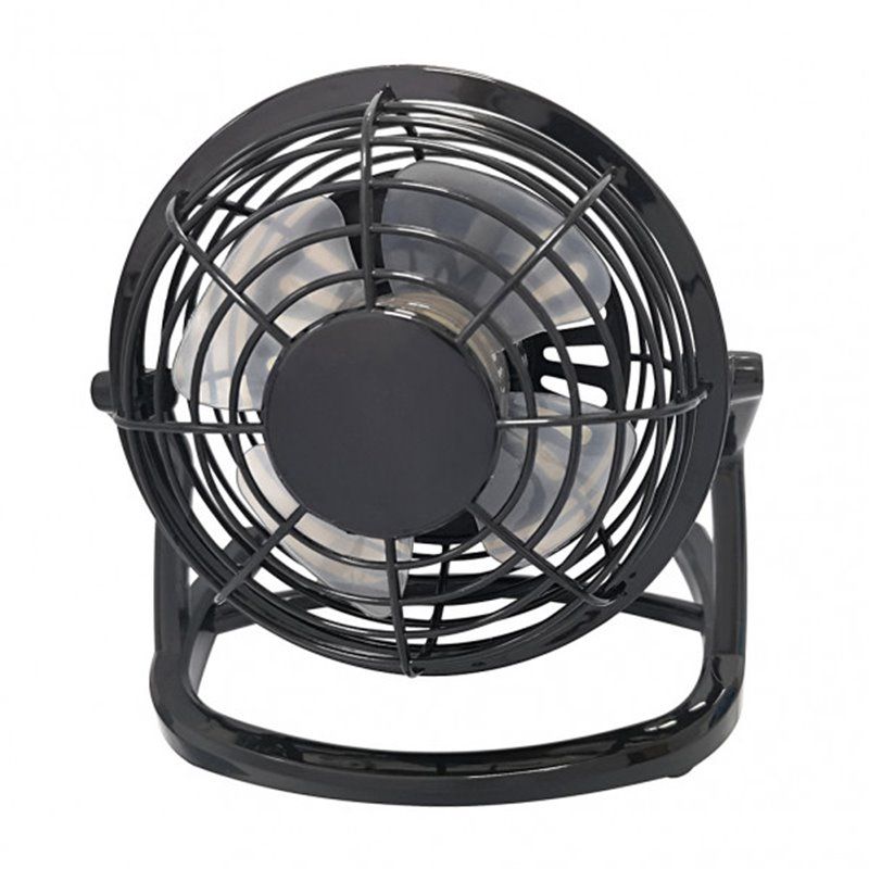 FABRILAMP 170671009 | Tango Mini Ventilador de mesa 2,5w 5v preto 14,5x14,5x10 cm ajustável alimentado por porta USB