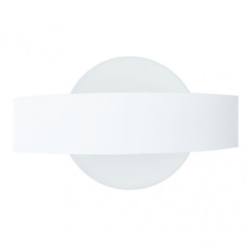 FAB 171162101 | Aplique Vassoura Parede Circ.8w 4000k Arco Branco 630 Lm Ip20 13x24x5 Cm