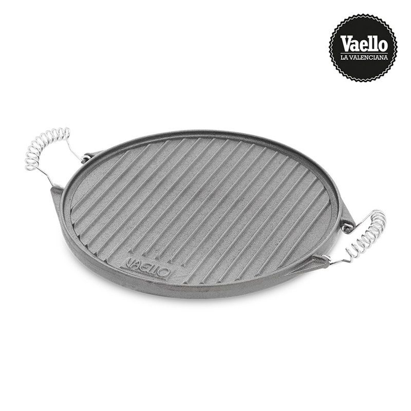 Plancha hierro fundido redonda ø43cm. vaello