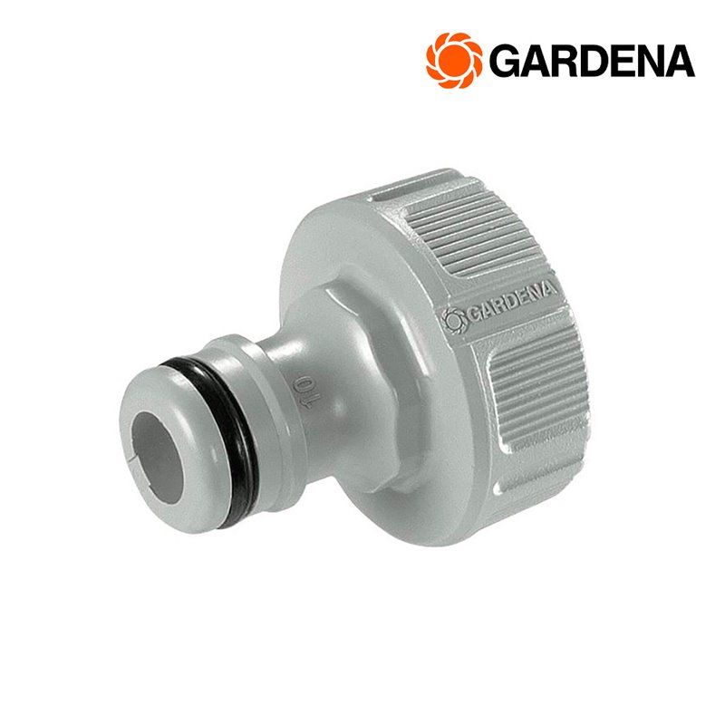 Adaptador Macho para Torneira 16,7mm com Rosca Fêmea 21mm 1/2" (Blister) Gardena