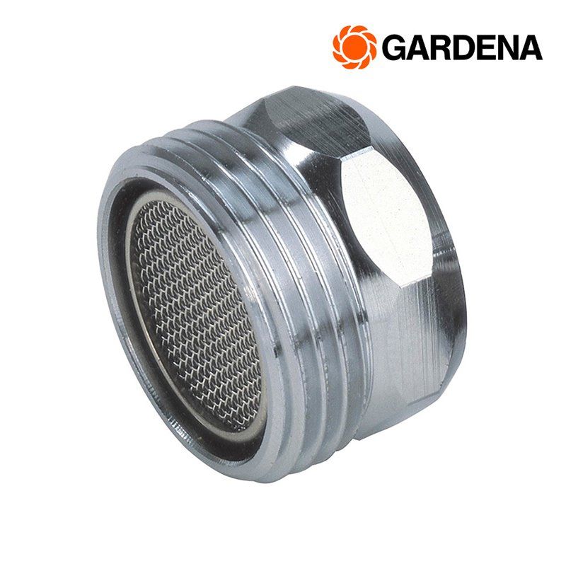 Adaptador de Rosca para Conexão à Torneira de Cozinha Macho Ø26,5mm (3/4) para Fêmea M22x1mm Gardena