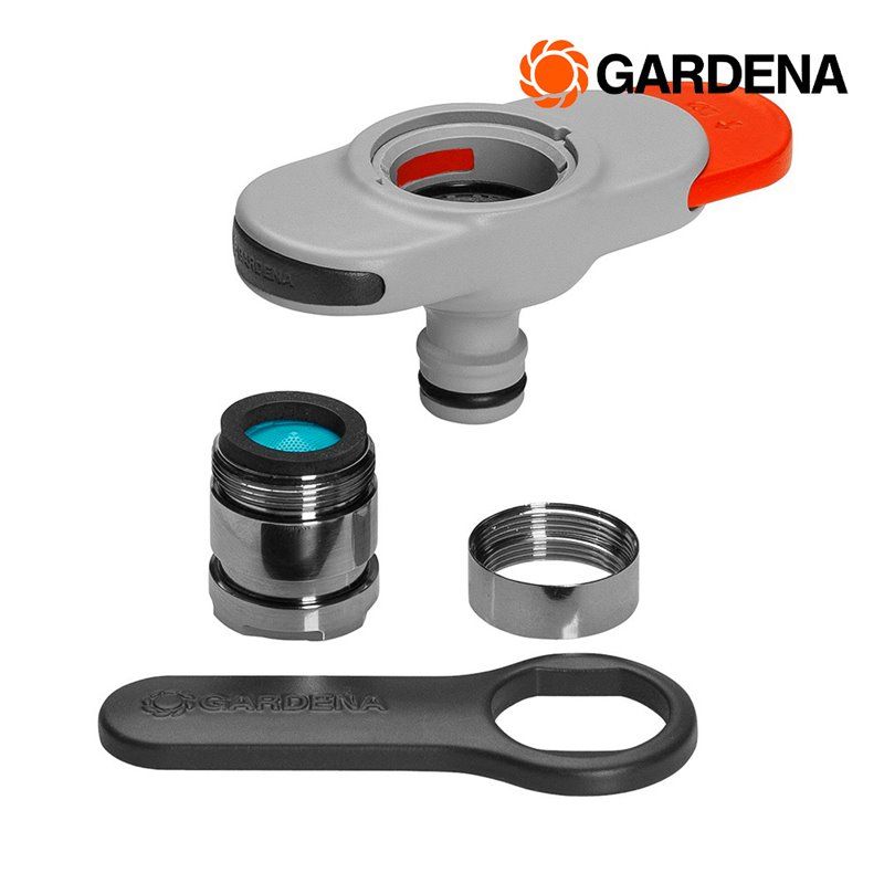 Adaptador para rosca de torneira interna M22x1 fêmea, M24x1 macho Gardena