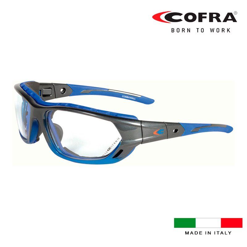 Gafas de protección combowall incoloras cofra