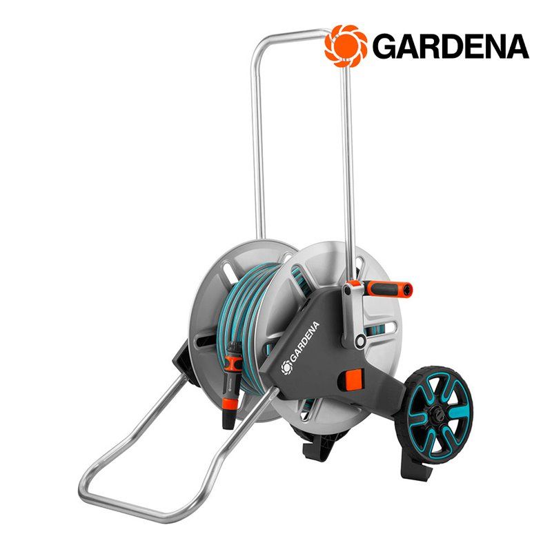 Carrinho Metálico com Mangueira Ø15mm 25m Gardena