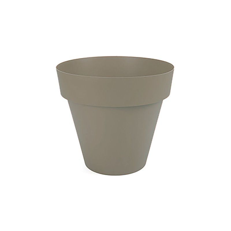 Maceta inyección taupe ø14cm