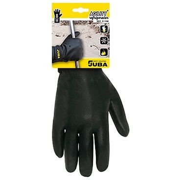 Guante trabajos en frío nitrilo foam / forro polar talla 10 juba