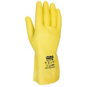 Guantes Algodon Puntos Pvc Amarillos 10\