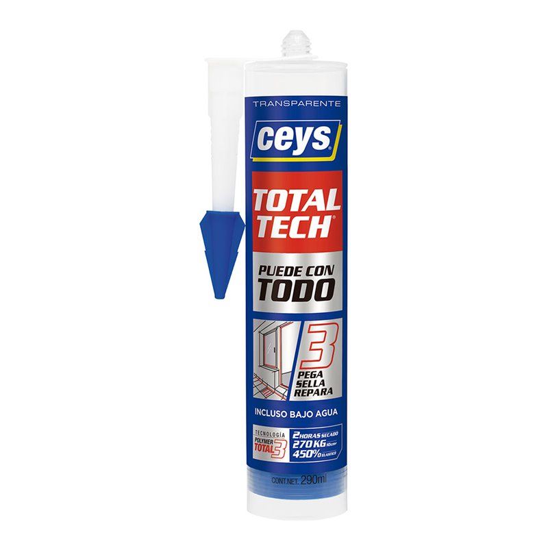 Ceys total tech transparente cart 290ml 507226