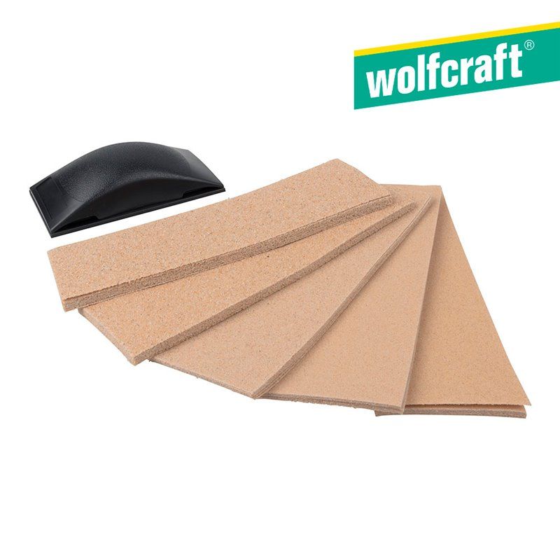 Conjunto de lixamento manual Wolfcraft - 51 peças (2898000)