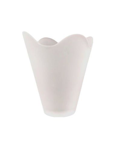 Alpe glass tulip 15x11cm 3cm mouth 4 points LTDE 209