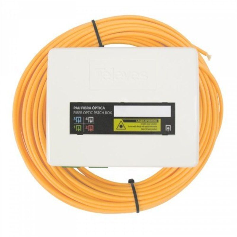 Répartiteur fibre optique PAU 4S+ 2 fibres 25m