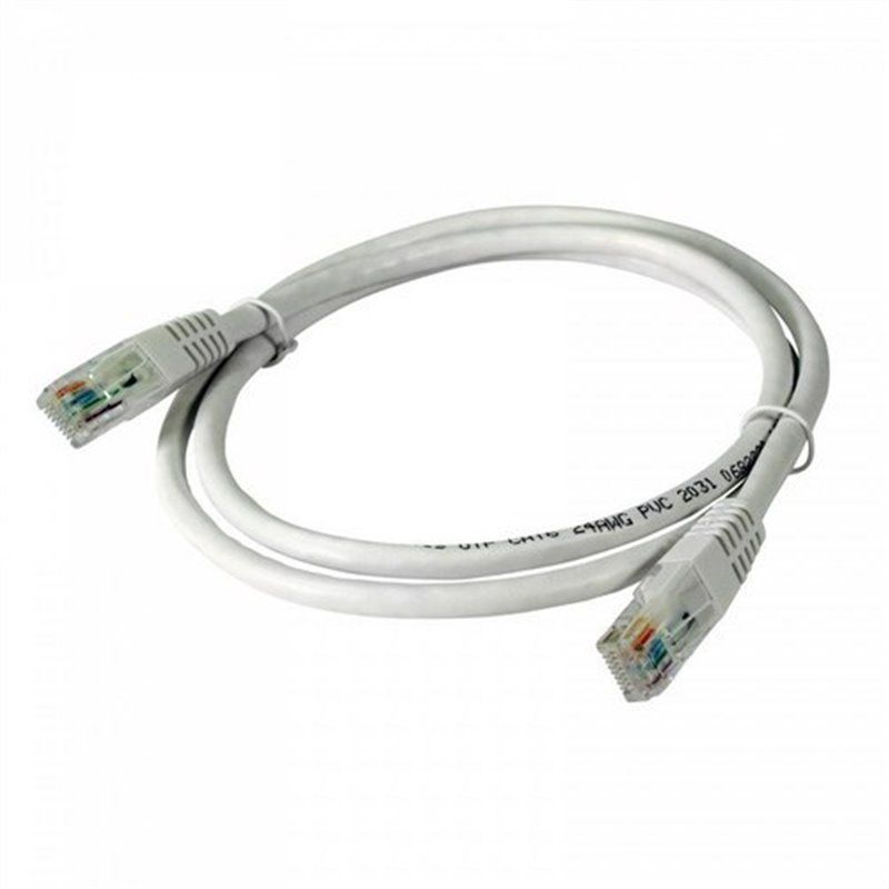 Network cable U/UTP Cu CAT6 PVC white 1m