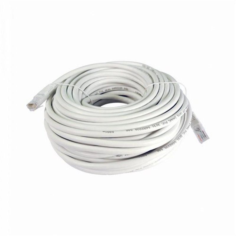 Câble réseau U/UTP Cu CAT6 PVC blanc 0.5m