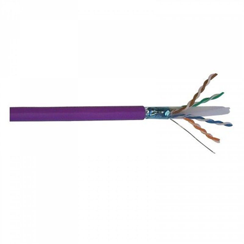 Câble de données DK6000 F/UTP CAT-6 Dca Cu 23AWG LSFH 500m violet