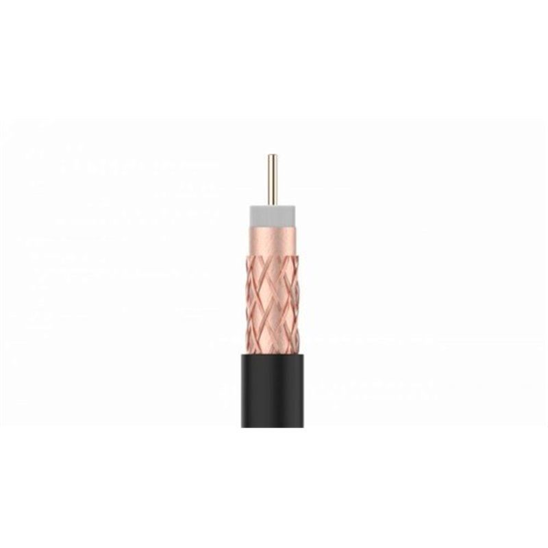 Cable coaxial CU CXT con cubierta negro