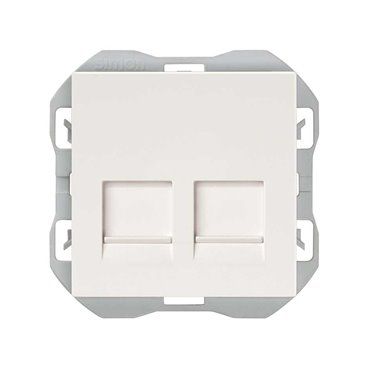 Toma RJ45 doble con conector