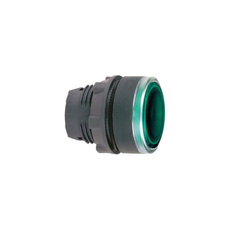 CABEZA PULS.LUM.LED RASANTE VERDE