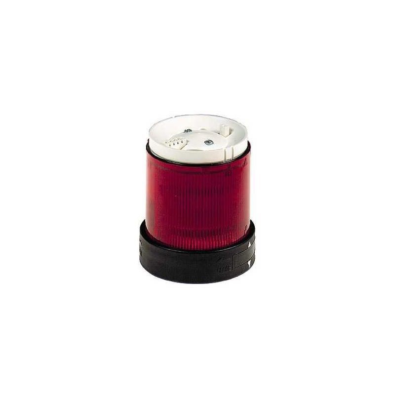 Elemento luminoso de sinalização permanente LED 24V vermelho