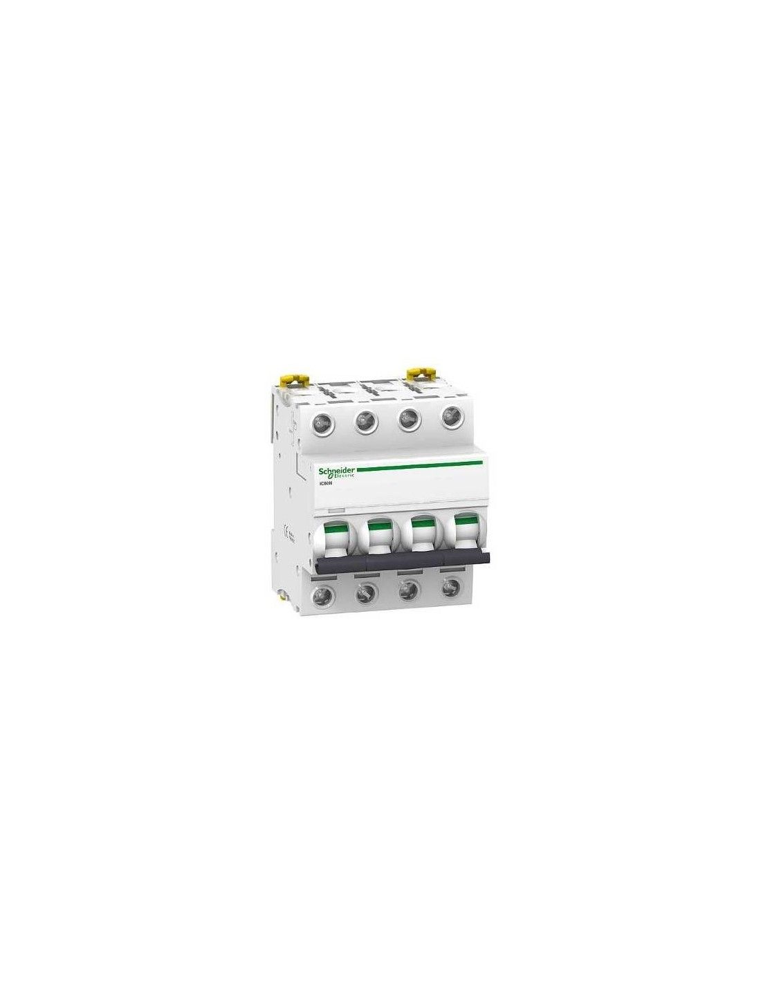 Interruptor magnetotérmico Schneider A9F75440 IC60N de 4P 40A Curva D