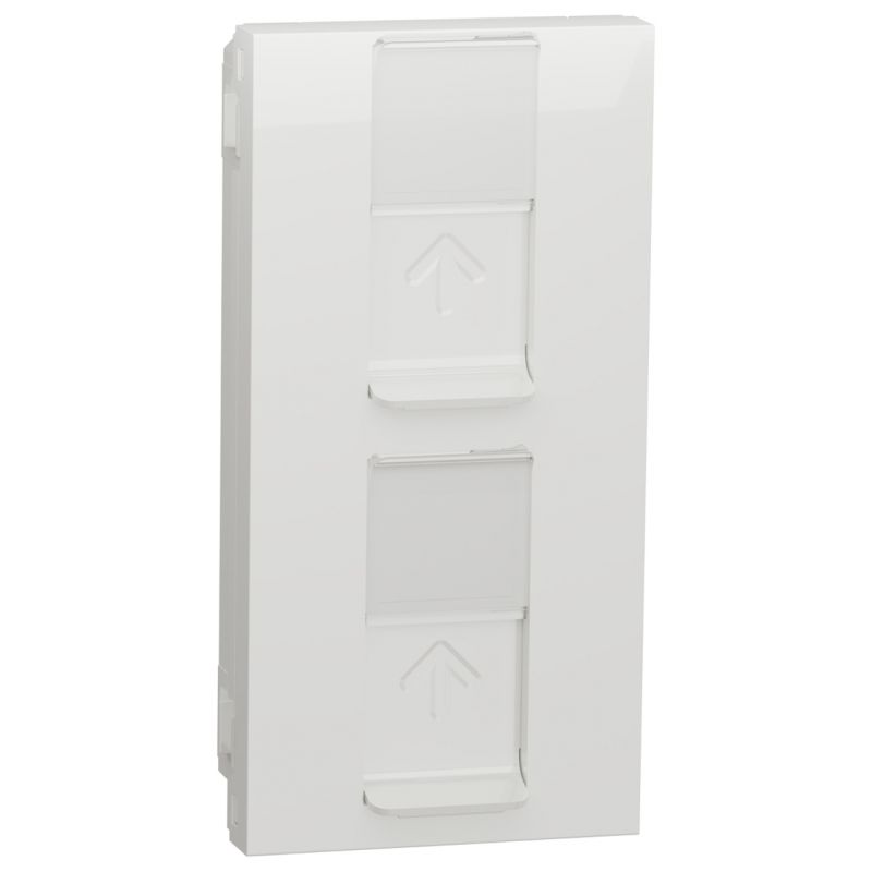 TAPA DOBLE RJ45 KEYSTONE POLAR