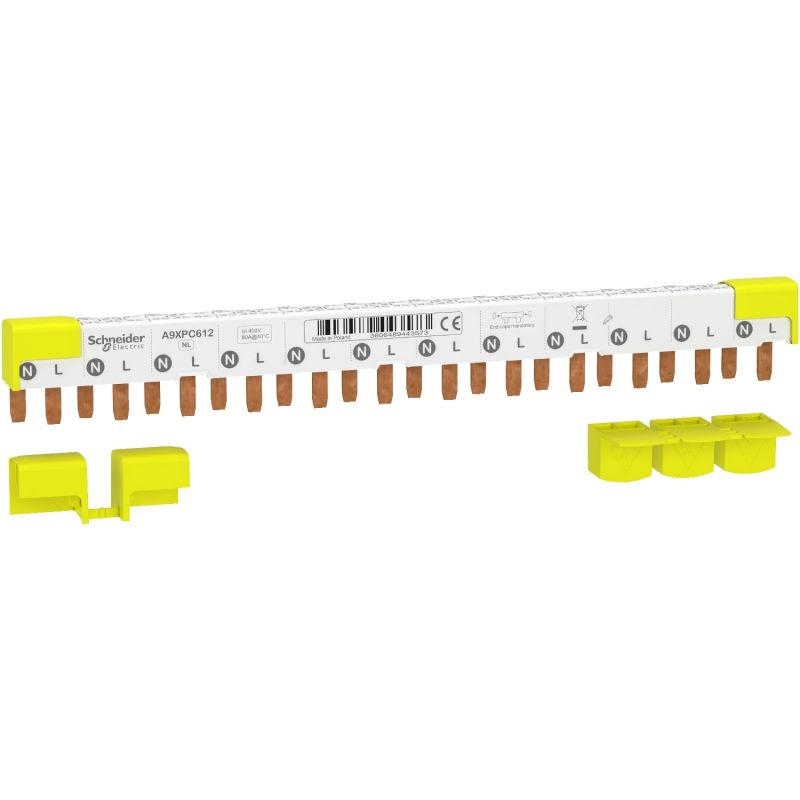 ACTI9 IC40 1PN 12 módulos barramento pente de 18mm