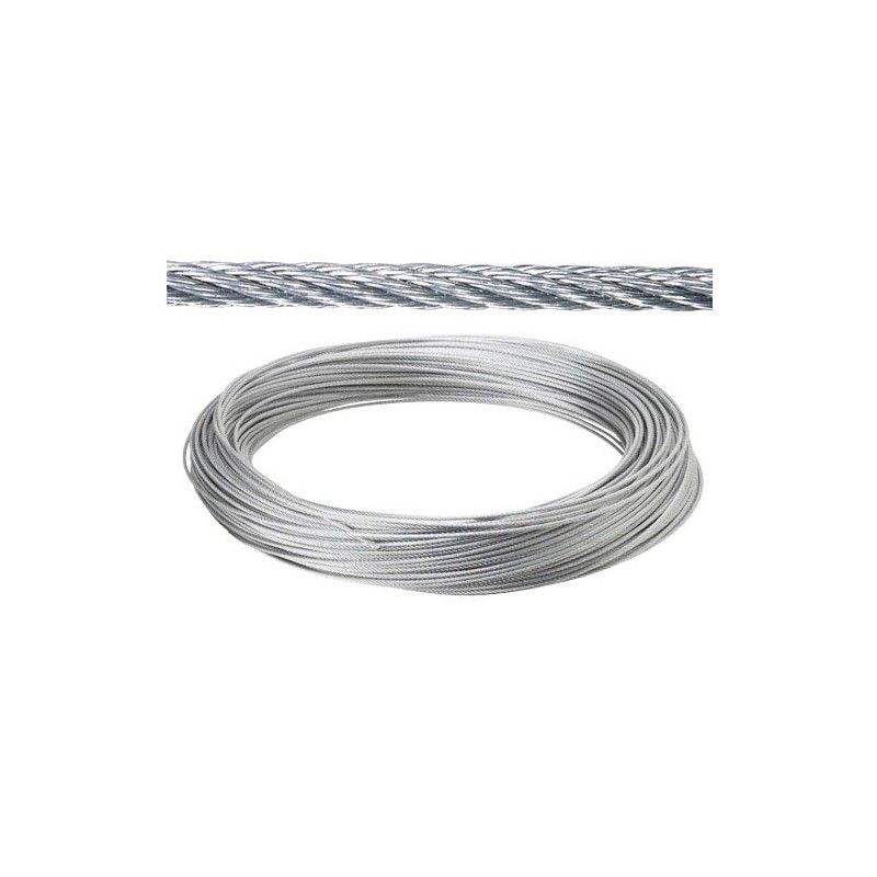 Cable Galvanizado   5 mm. (Rollo 100 Metros) No Elevacion