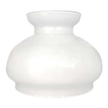 MONET Quinqué Glas Lampenschirm opal glänzend 9x12 Öffnung 10cm