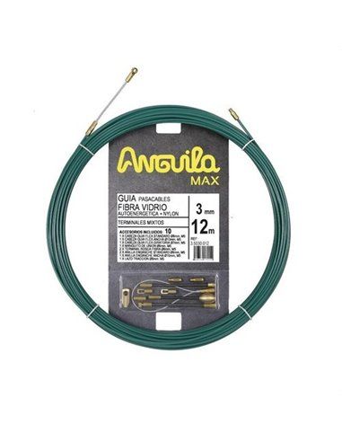 Prensa-cabo ANGUILLA MAX 3mm fibra de vidro / nylon 12m verde