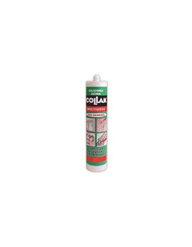 COLAK 40601 | Silicone ácido MULTIUSO 280ml translúcido