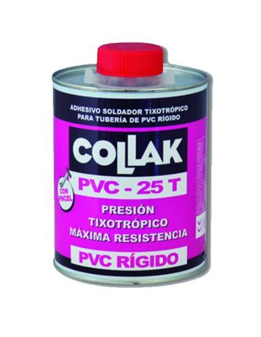 COLLAK 20001TP | Adesivo para soldagem com escova PVC-25 1000ml