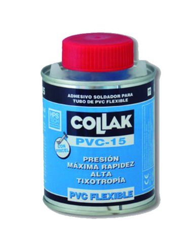 COLAK 215250TP | Adesivo para tubo flexível PVC-15 pincel 250ml