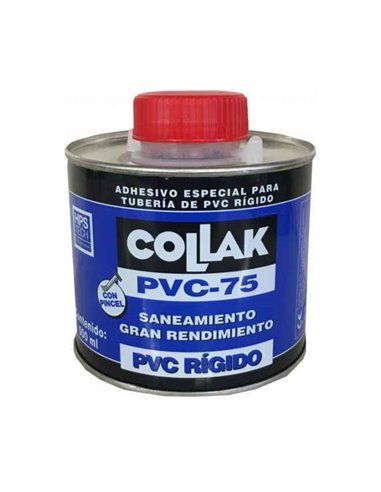 COLLAK 230500TP | Escova adesiva para soldagem PVC-75 500ml