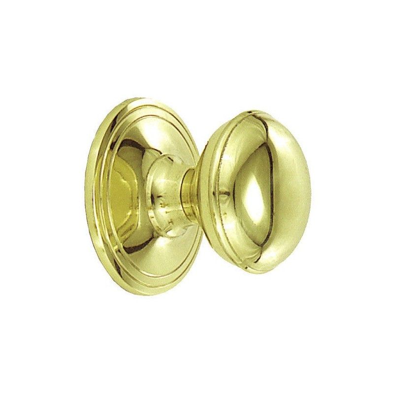 Pomo Oro Brillo Liso 70x85 Latonado Pulido