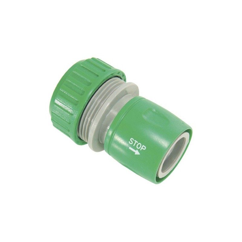 Conector Manguera Plastico 3/4 Con Stop  Blister