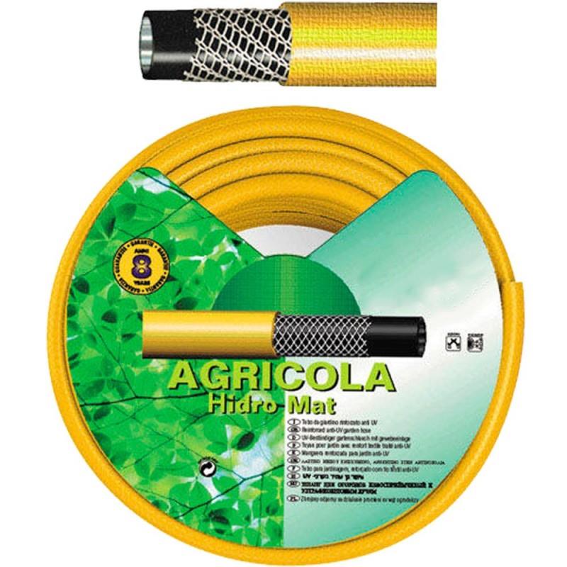 Manguera Amarillo Hidro Mat 15 mm. - 5/8"   Rollo 50 Metros